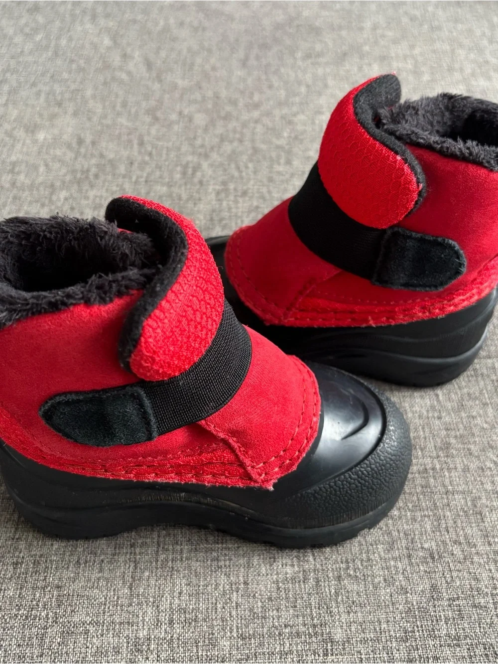 The North Face bright red